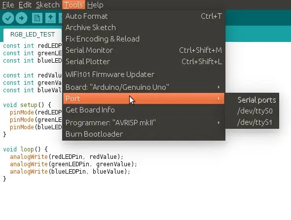 Maak verbinding met uw Arduino-bord