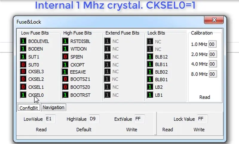 Punta de fusible AVR Atmega 8, 16, 32 …