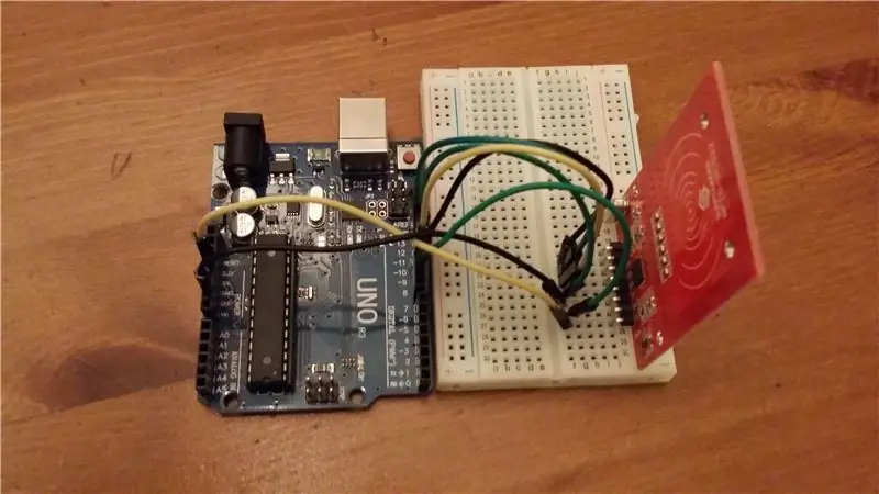 Pievienojiet RFID MFRC522 Arduino