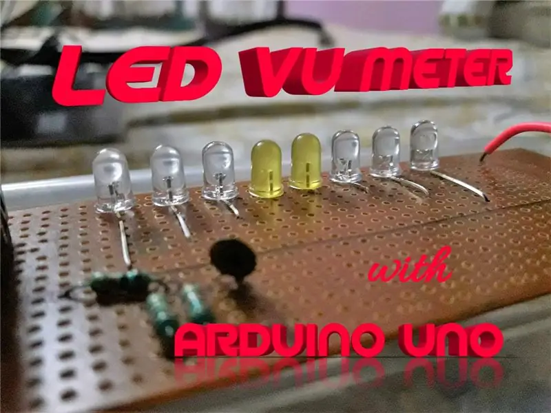 LED VU-mérő Arduino UNO-val