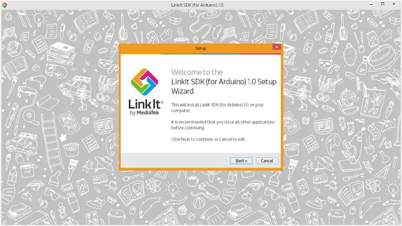 Ρύθμιση του Linkit ONE IDE…