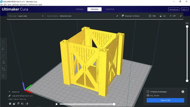 STRUCTURA printată 3D