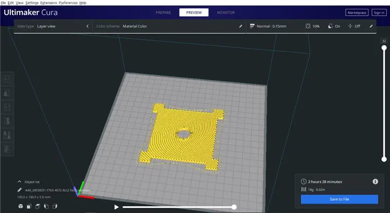 3D -tryckt STRUKTUR