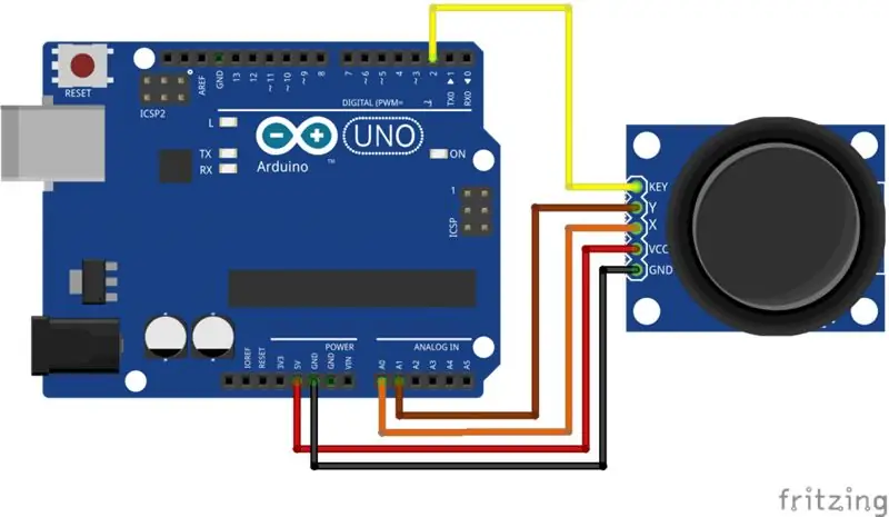 Die opstel van die Arduino -bedrading