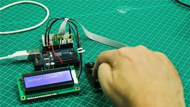 Tastatura na nadzornoj ploči s LCD zaslonom i Arduino Uno