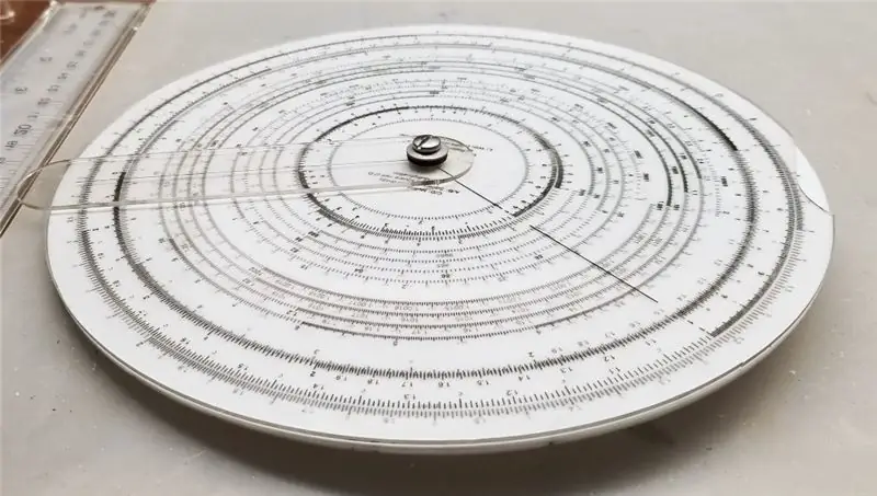 Assemblage de la règle à calcul