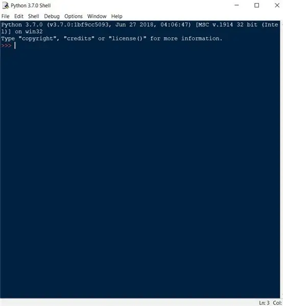 Buat File Python Baru