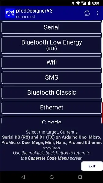 ESP32 ژنراتور کد BLE