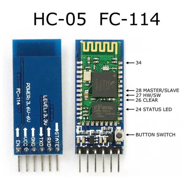 Voeg De Bluetooth modulining barmog'i