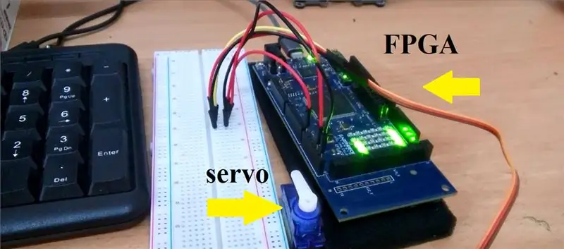 Servomotor de control FPGA Cyclone IV DueProLogic