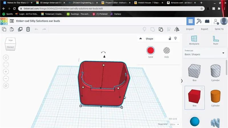 Fülbimbó tartó (tablet, számítógép, telefon)