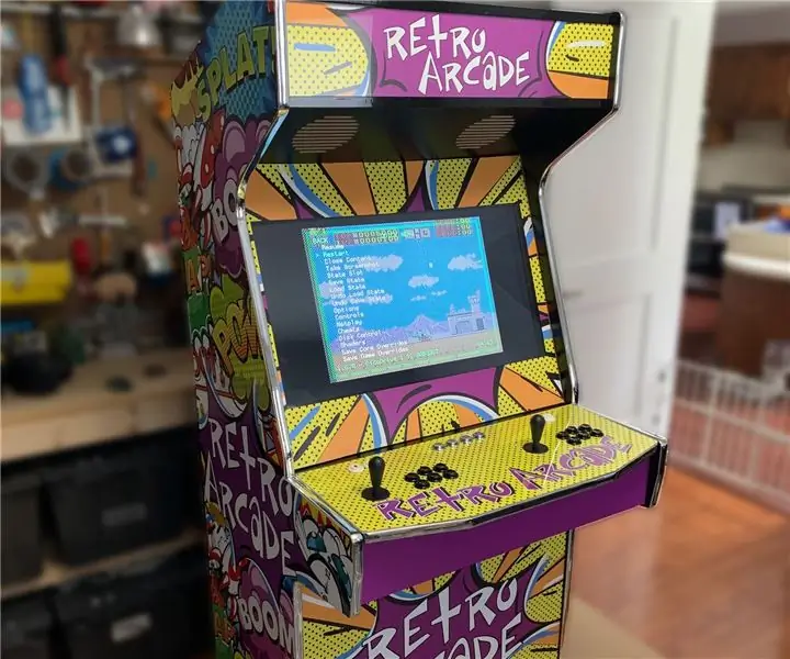 ผู้เล่น 2 คน Stand-Up Retro Arcade โดย Micro Center: 20 ขั้นตอน