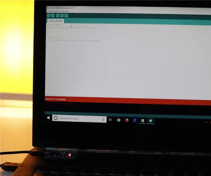 Arduino -ohjelmiston asennus