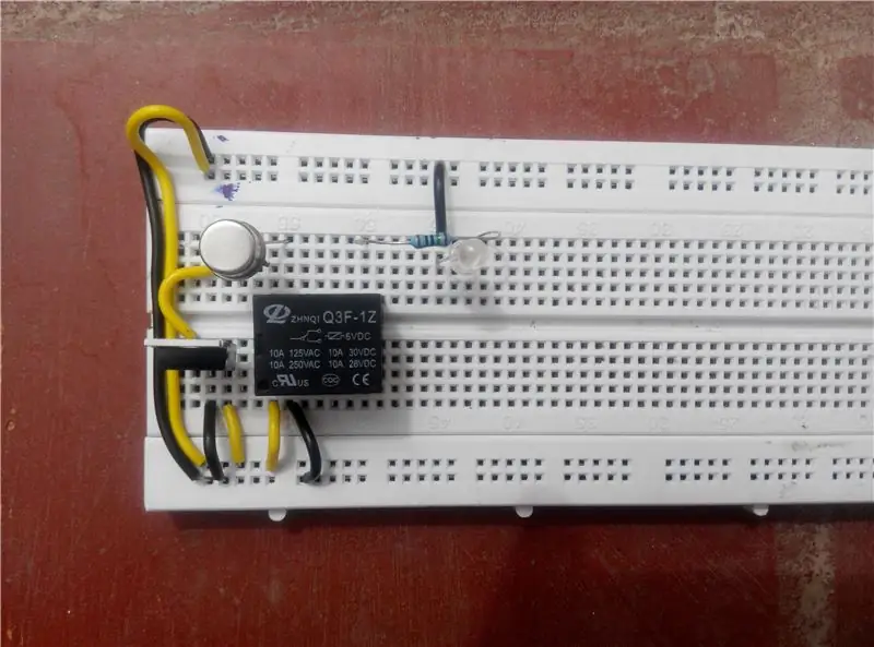 Anslutning av transistor som switch