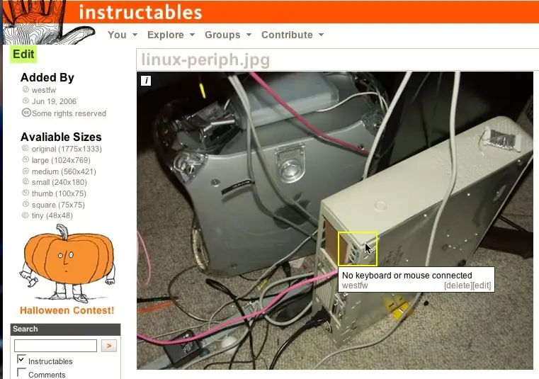 Maak opspringteks op instruksionele beelde: 7 stappe