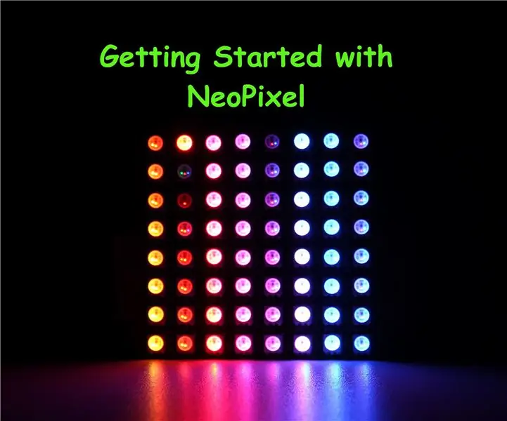 Komme i gang med NeoPixel / WS2812 RGB LED: 8 trinn (med bilder)