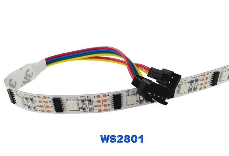 WS2801 және WS2811 / WS2812 түйреуіштері