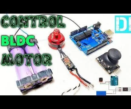 Kako upravljati motor BLDC z Arduinom in igralno palico: 6 korakov