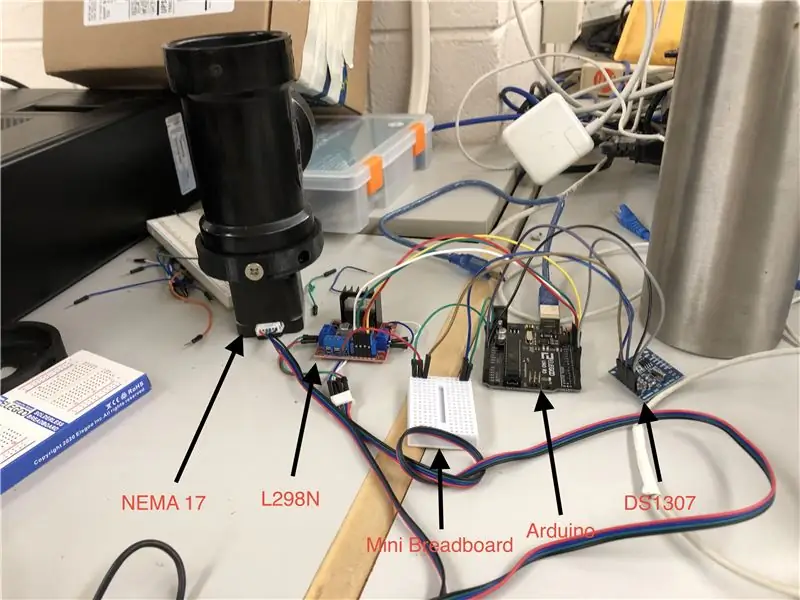 Bedrading L298N & RTC