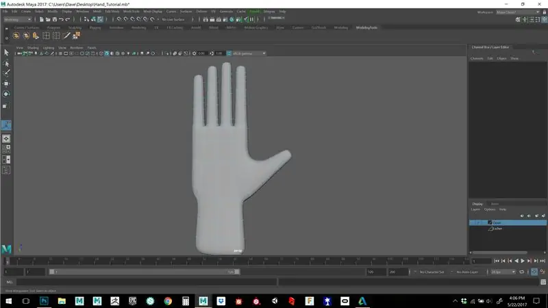 Modeliranje rok v Maya in Mudbox (1. del)