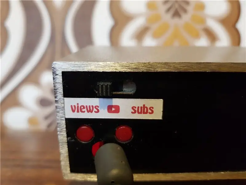 1970-ci illərin E-Ink YouTube Counter