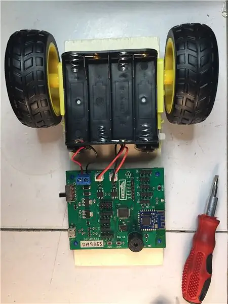 Col·locació del controlador STEAMbot