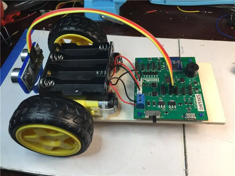 Memasang Sensor Ultrasonik