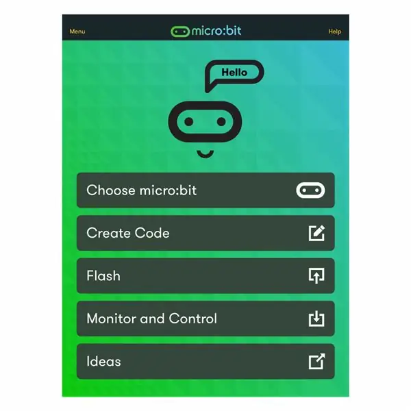 Configuration de l'application Micro:bit IOS GamePad