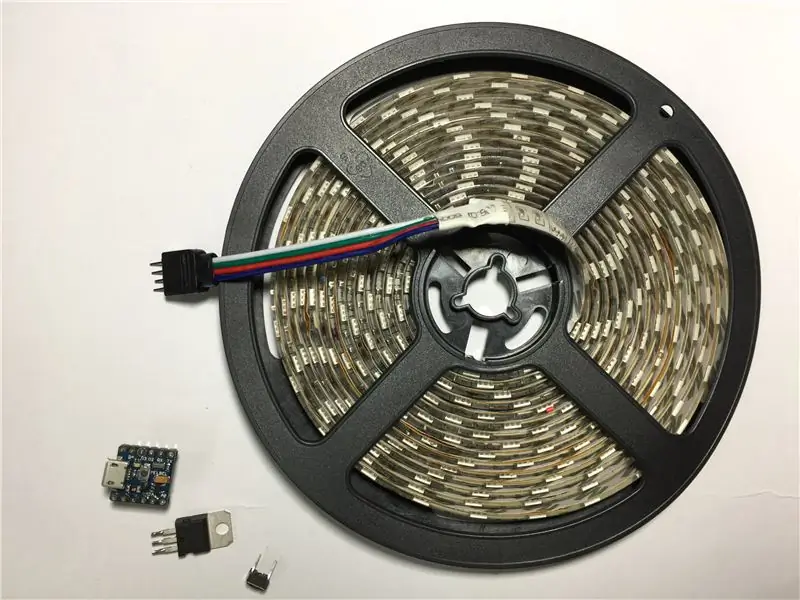 Alimentando a Faixa de LED RGB