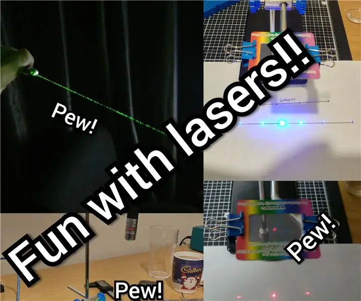 Měření vlnových délek laseru: 4 kroky (s obrázky)