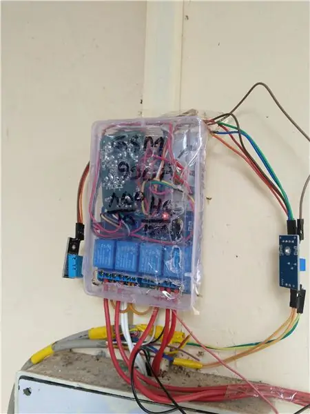 Cableado y suministro de energía del circuito