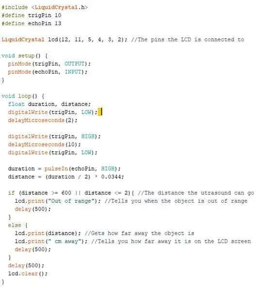 Het programma coderen