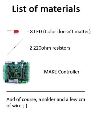 MAKE Controller Persistence of Vision Effect med lysdioder