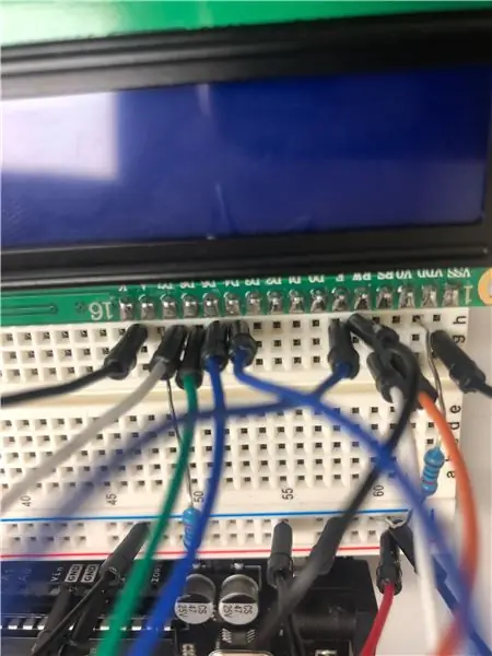 Окабеляване на LCD екрана