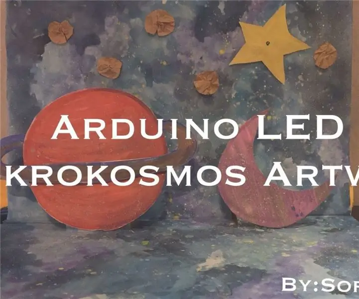 9A Arduino LED Mikrokosmos Il·lustració: 8 passos