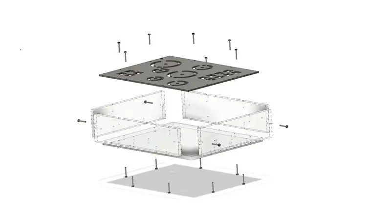 Plexiglass кутуча 8мм