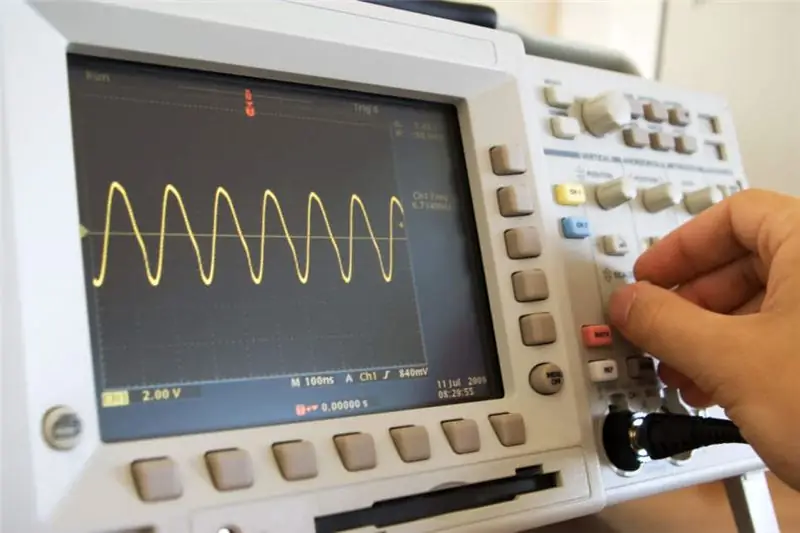 ASCII, Arduino a osciloskop