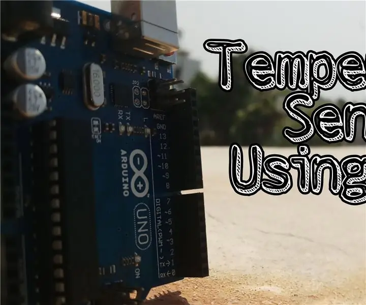 DIY temperatursensor ved bruk av Arduino og LM 35 Enkel: 5 trinn