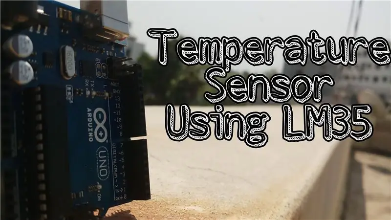 Sensor de temperatura de bricolaje usando Arduino y LM 35 Simple