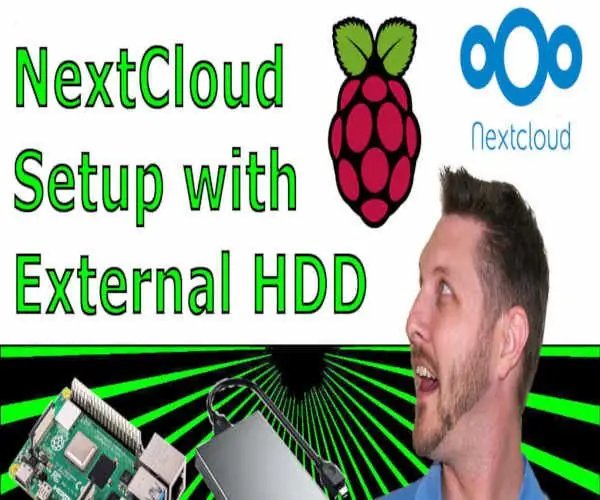 RAID нөөцлөлт бүхий шинэ Raspberry Pi 4 USB 3.0 Personal Cloud: 10 алхам