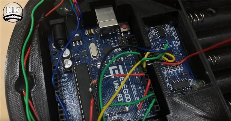 Hubungkan Kabel Dari Layar ke Arduino Uno