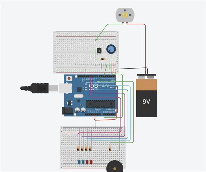 Policijas automašīna Arduino: 6 soļi