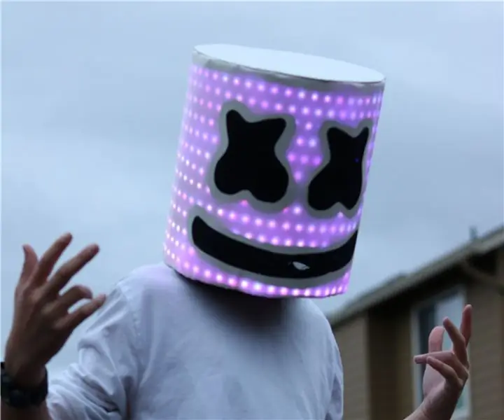 Жарықдиодты Marshmello дулыға 50 доллардан төмен: 9 қадам