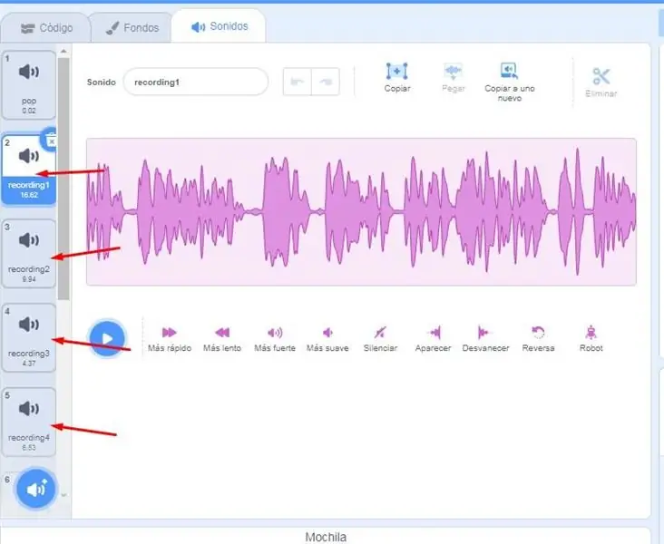 برنامه نویس Bloques Scratch