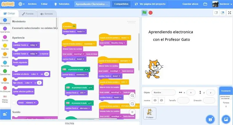 Blocs de programmation Scratch