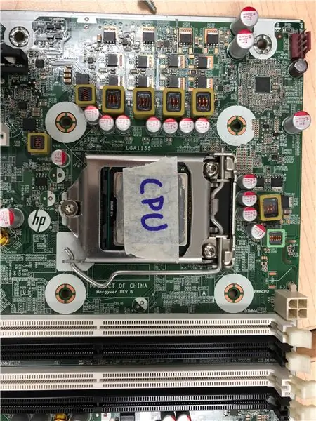 Installeer CPU, RAM en heatsink