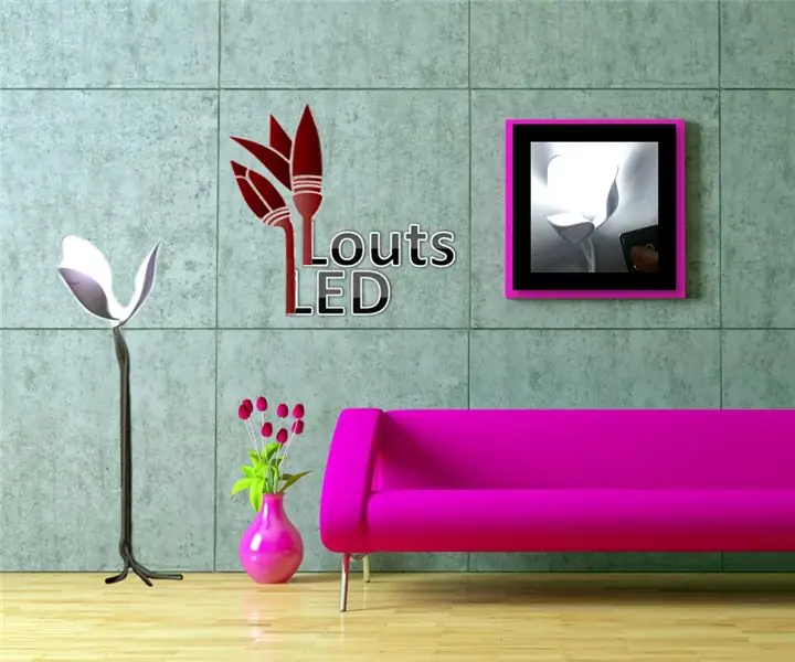 Lotus LED Lamp (Sustainability Natural na Kapaligiran): 4 na Hakbang