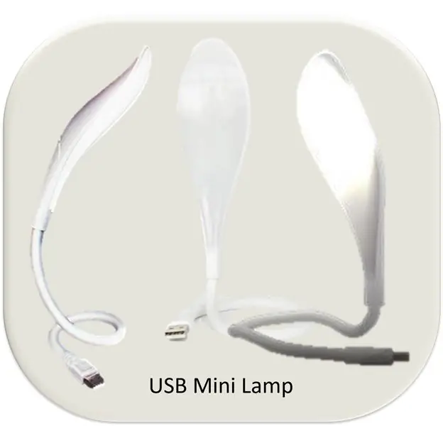 3 números de mini làmpada USB