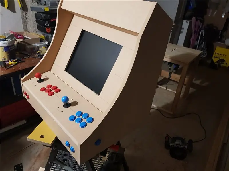 Bartop Arcade MDF + Zmeură