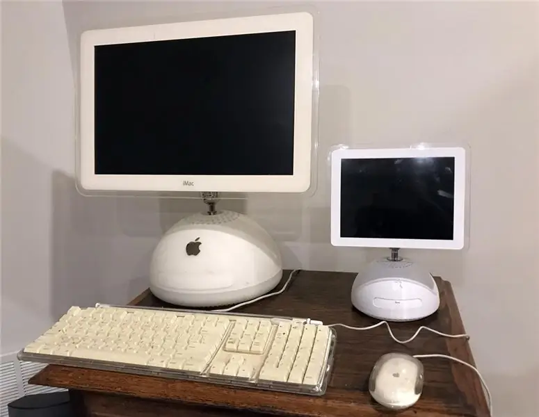 Mini IMac G4 Flat Panel - Drivs av NUC